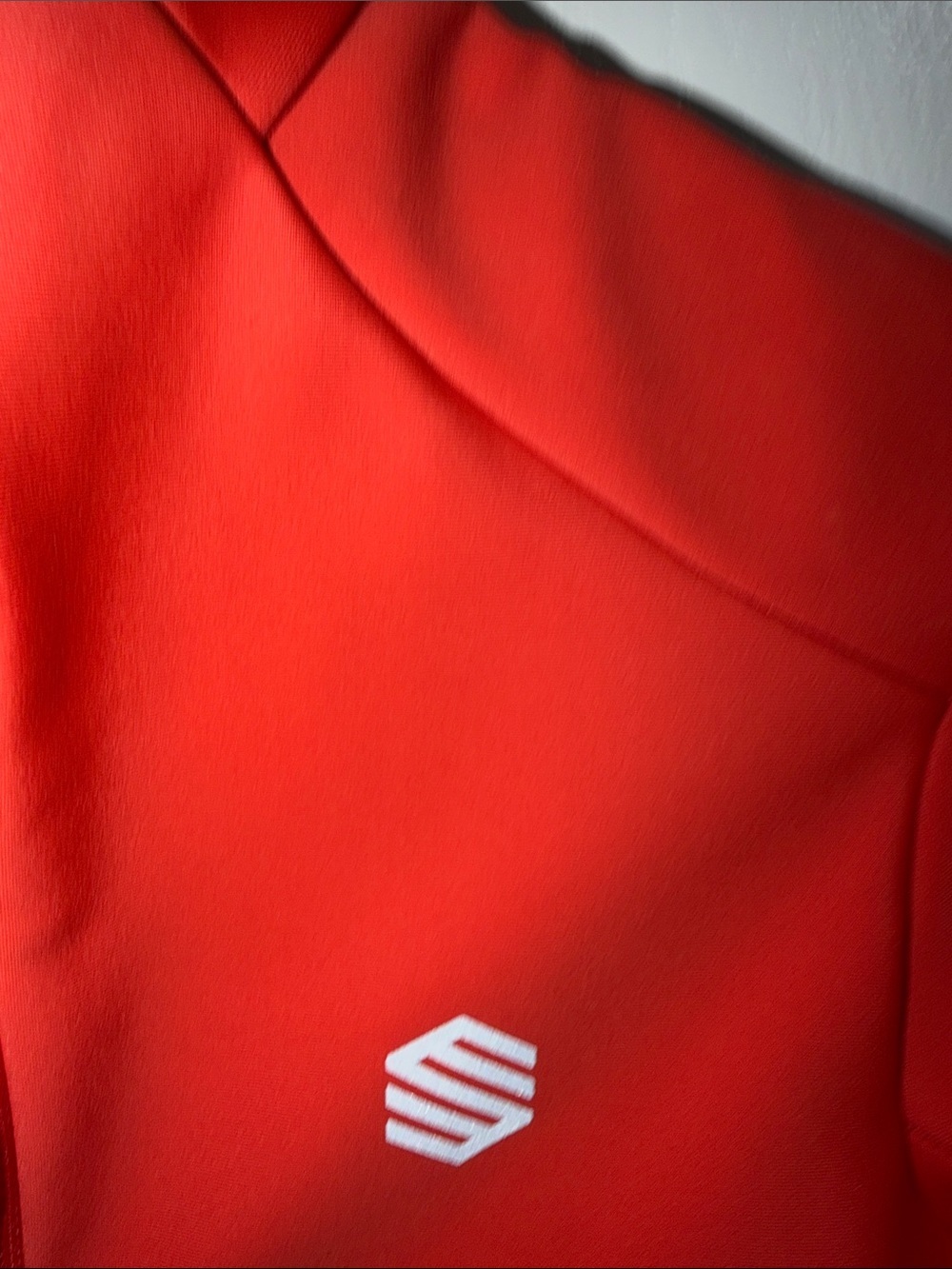 Siroko J1-W Plange women's cycling jacket red softshell finish. Red Full-Zip S - Picture 5 of 10
